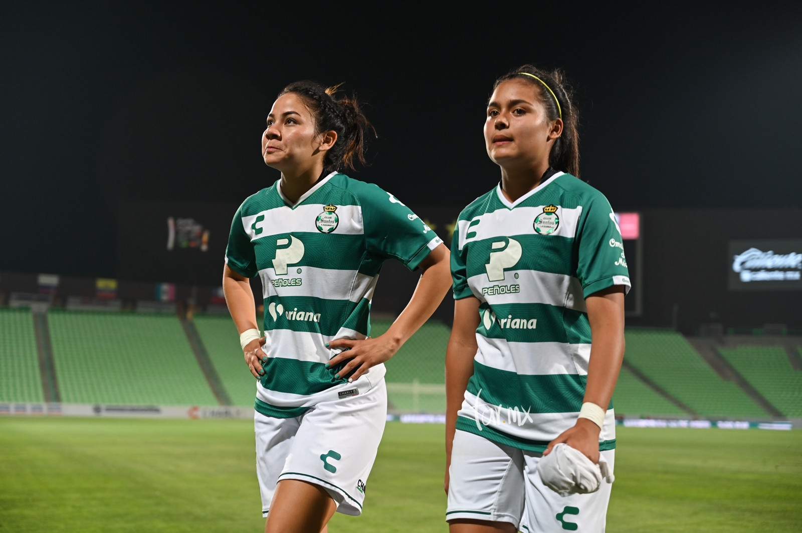 Katia Estrada, Alexxandra Ramírez, Santos vs Querétaro J14 ...