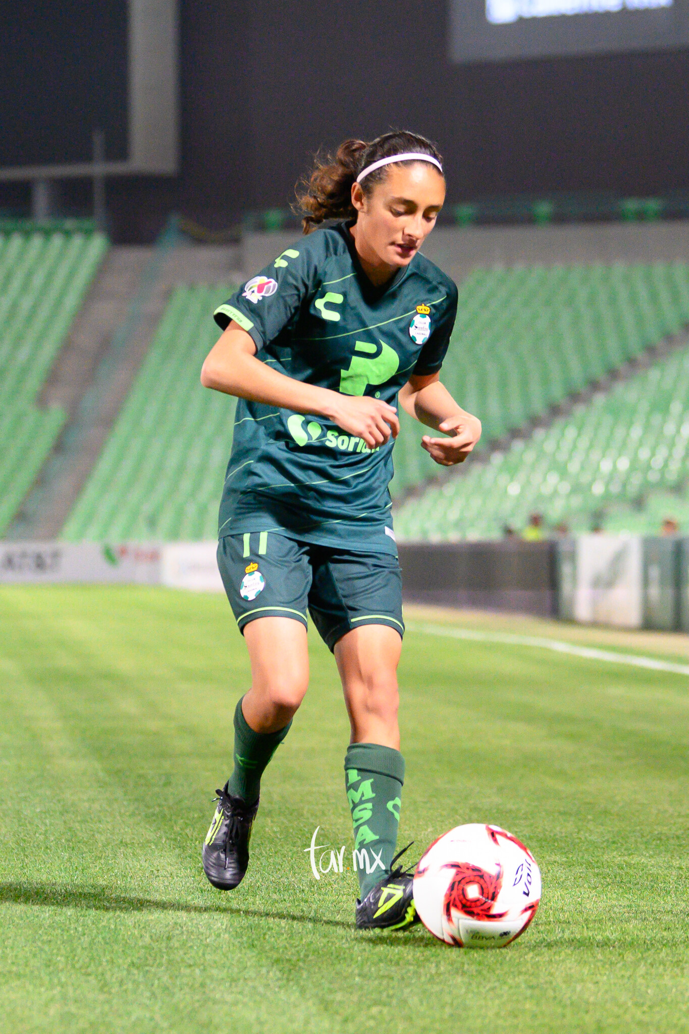 Nancy Quiñones, Santos vs Leon J8 C2020 Liga MX femenil ...