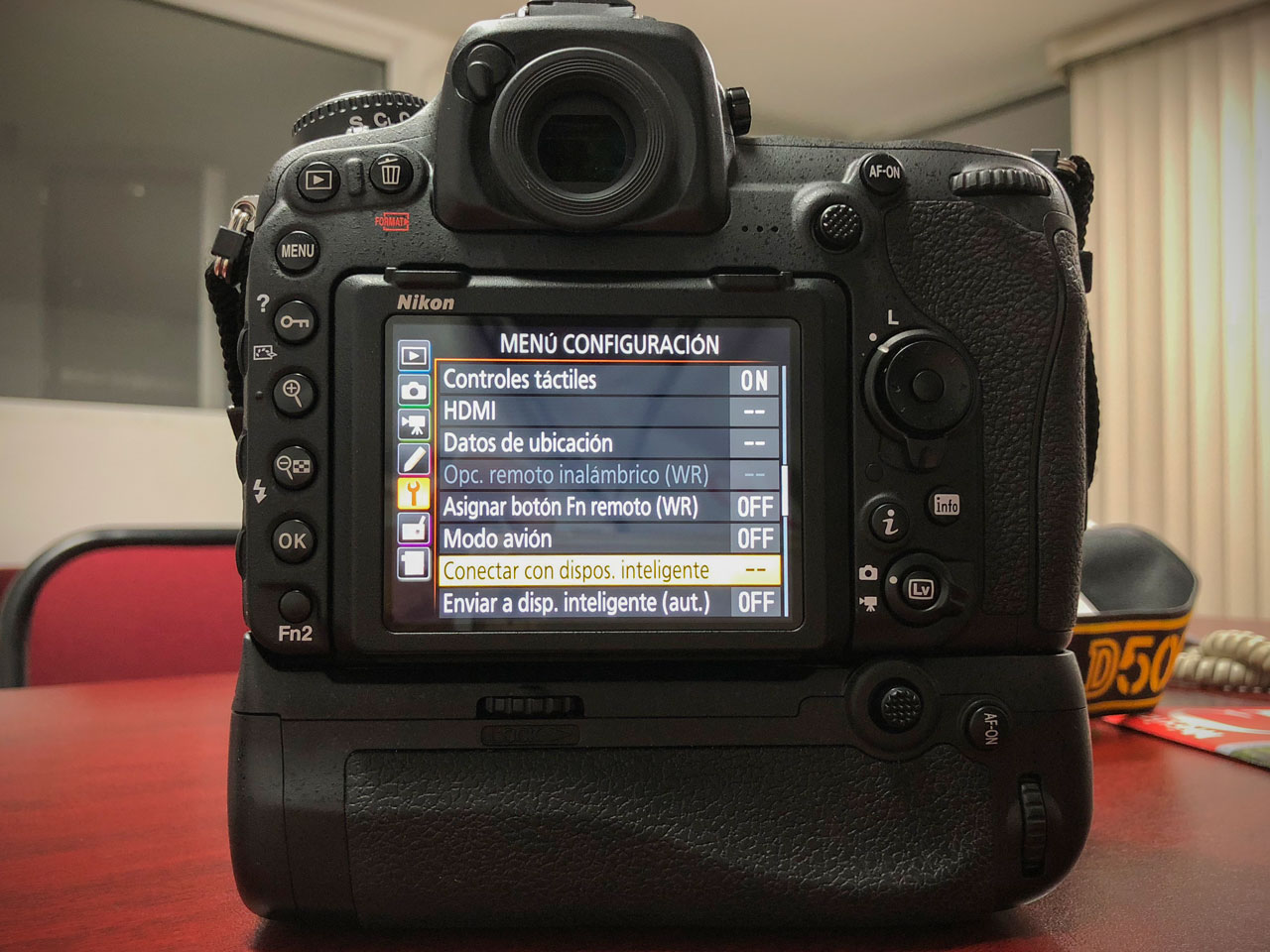 Conectar cámara Nikon D500 con iPhone
