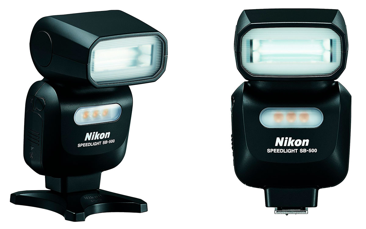 Iluminación CLS de Nikon en la cámara D500 con flash SB-500 y SB-700