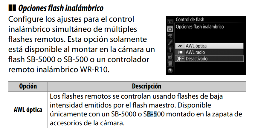 flash d500