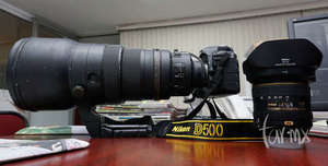 Nikon D500 con Nikon 400mm f/2.8