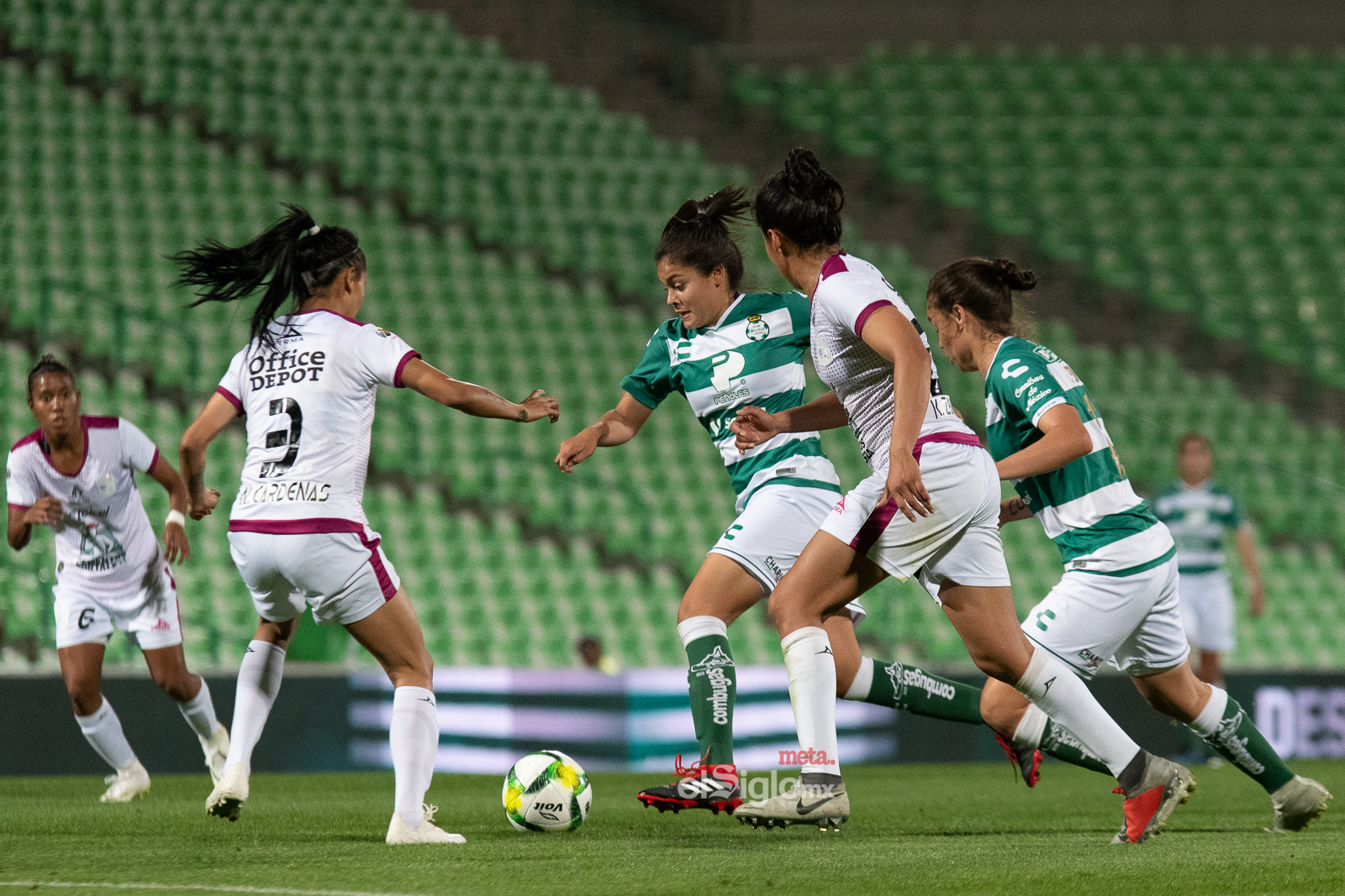 Santos vs Leon Liga MX Femenil.